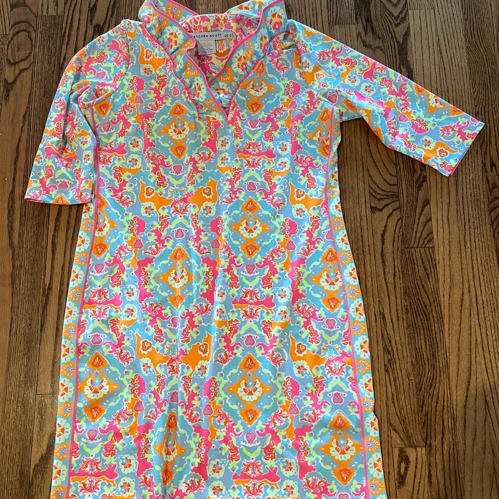 Colorful Patterned Women's Dress